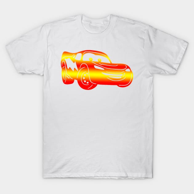 Gradient Lightning McQueen T-Shirt by ijsw